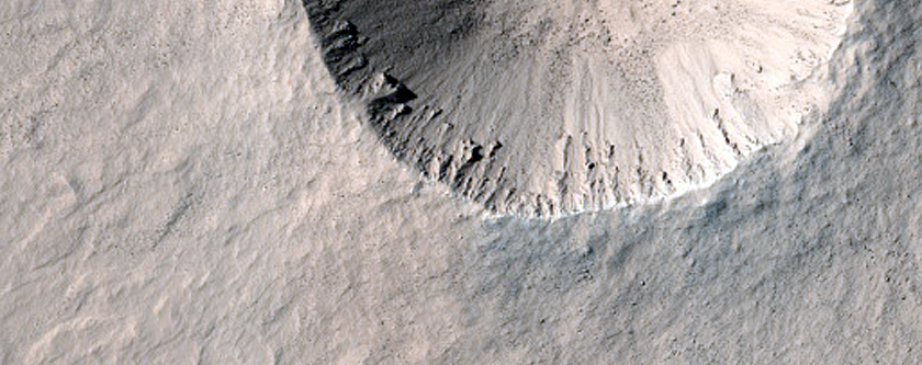 Fresh Impact Crater