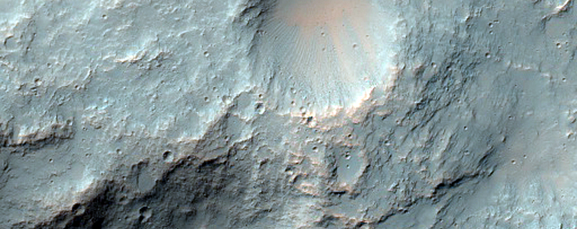 Ejecta Margin in Tyrrhena Terra