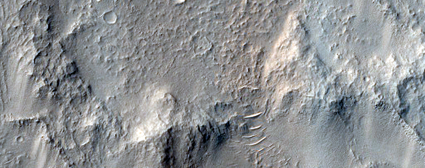 Terrain Northeast of Du Martheray Crater
