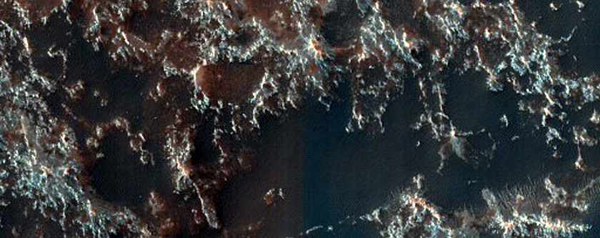 Dune Field in Baldet Crater
