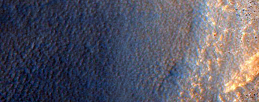 Impact Monitoring Site among Polygons Northeast of Lyot Crater