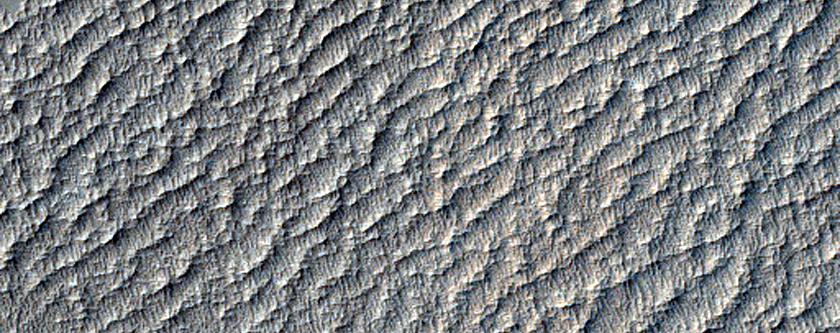 Terrain Sample in Schiaparelli Crater