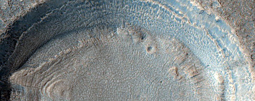 Crater in Arabia Terra