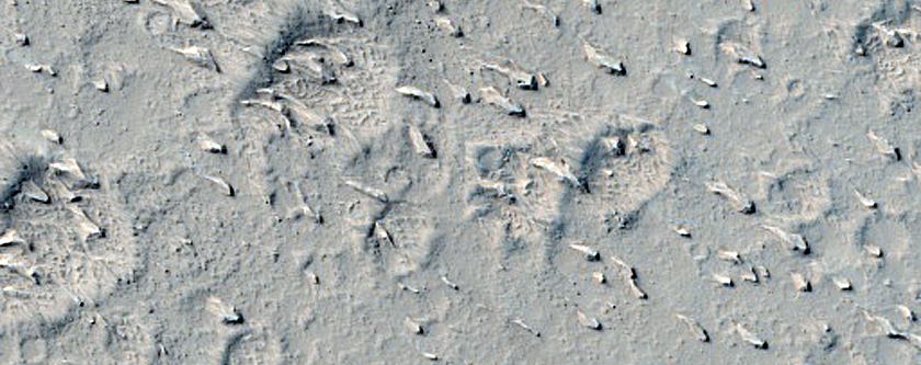Terrain North of Amazonis Mensa