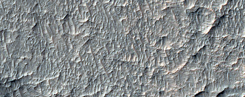 Inverted Channel in Noachis Terra