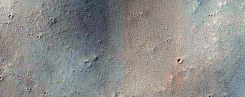 Terrain North of Tithonium Chasma