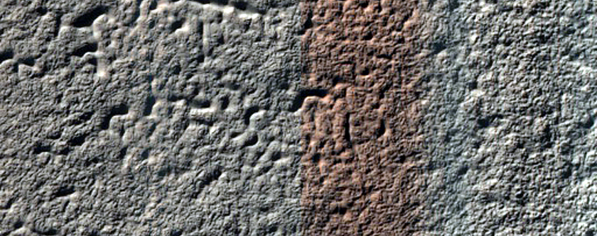 Looking for Frost in South-Facing Gullies with Bright Exposures
