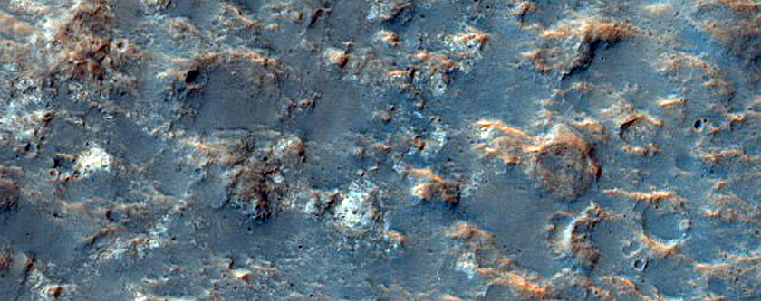 Libya Montes Phyllosilicates