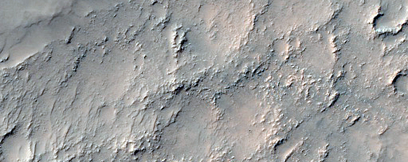 Inverted Channel in Noachis Terra