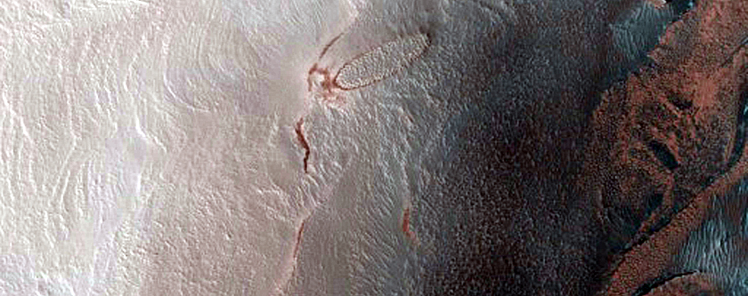 North Polar Layered Deposits Avalanche Monitoring Site