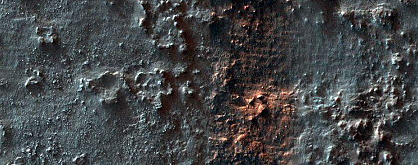 Terrain West of Very Crater