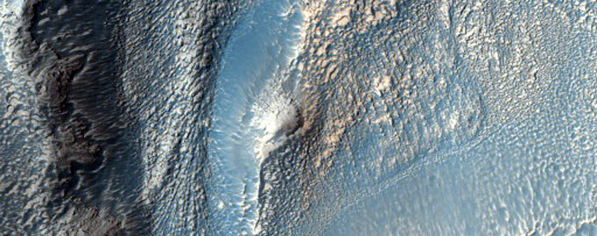 Terrain Sample in Northern Arabia Terra