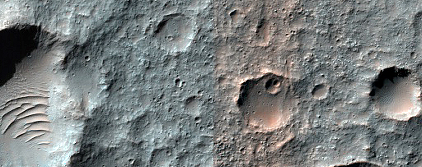 Terrain Southeast of Molesworth Crater