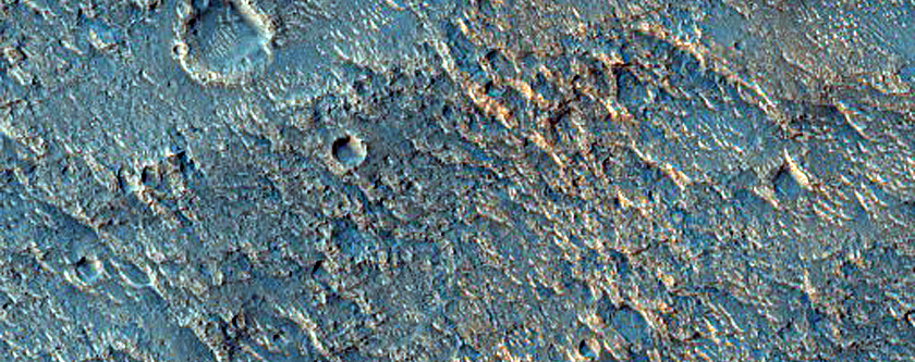 Terrain Sample in Tyrrhena Terra