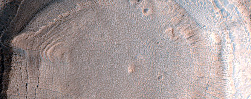 Crater in Arabia Terra