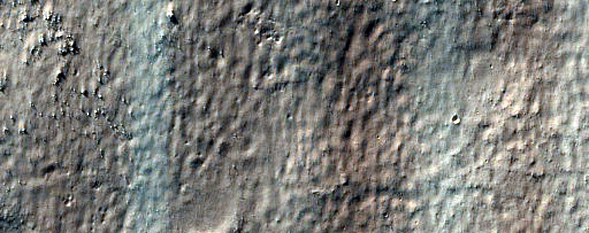 Terrain between Huggins and Cruls Craters
