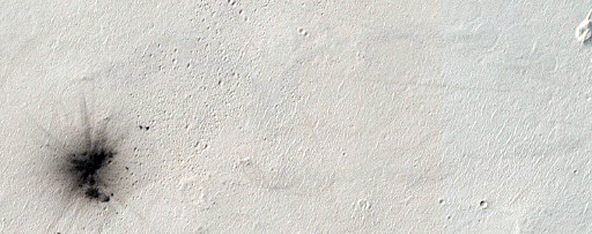 Candidate Recent Impact Site