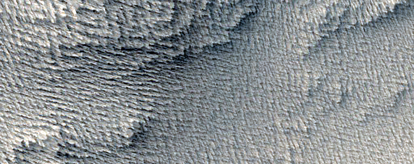Terrain South of Amazonis Mensa