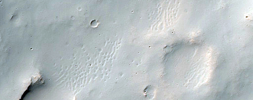 Terrain West of Dejnev Crater