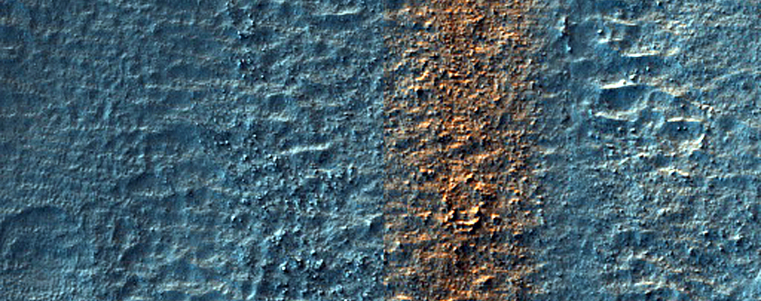 Terrain North of Campbell Crater