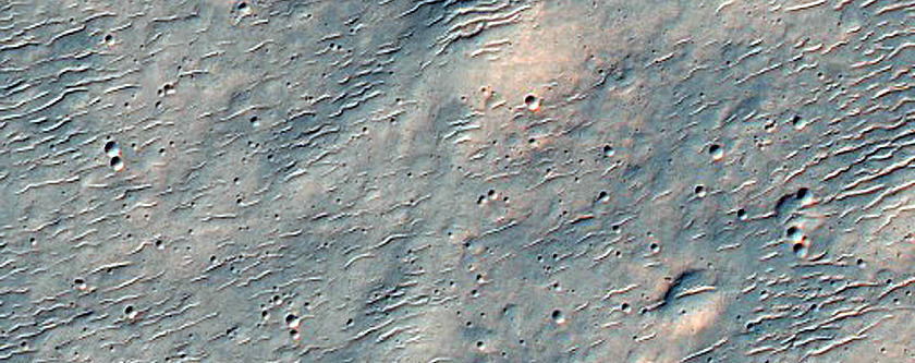 Terrain Sample near Tyrrhenus Mons