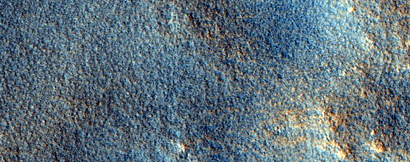 Pedestal Crater with Ragged Edge