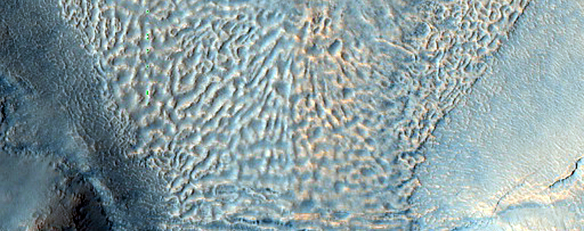 Double Crater in Cydonia Labyrinthus