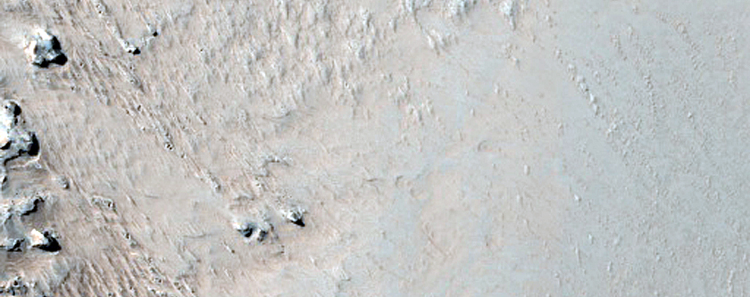 Terrain North of Gordii Dorsum