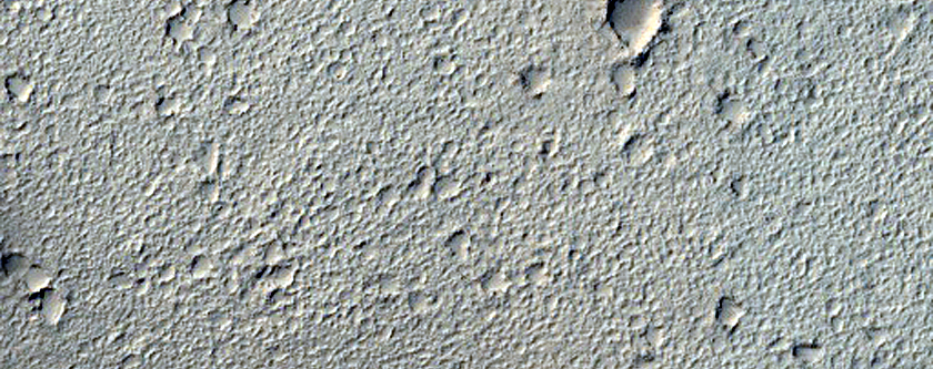 Possible Rock Falls on Steep Slopes in Cerberus Fossae