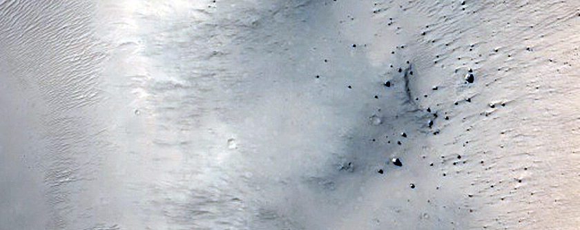 Small Crater on West Rim of Gale Crater