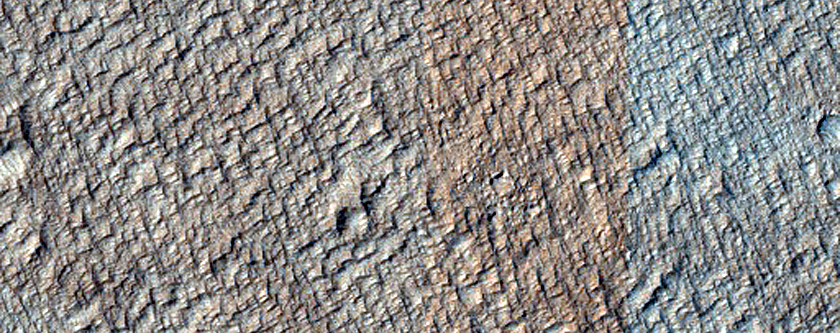 Candidate Recent Impact Site