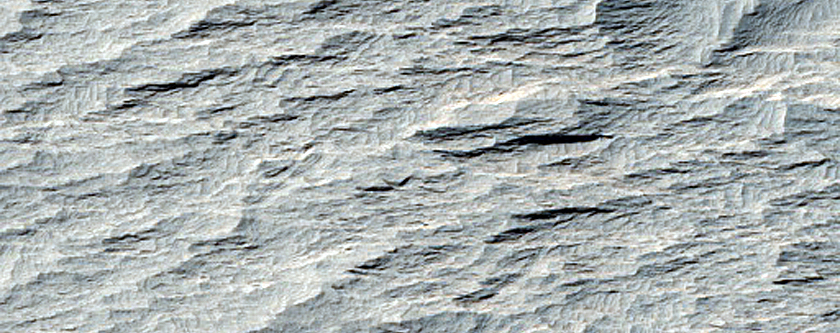 Erosional Features in Medusae Fossae Formation