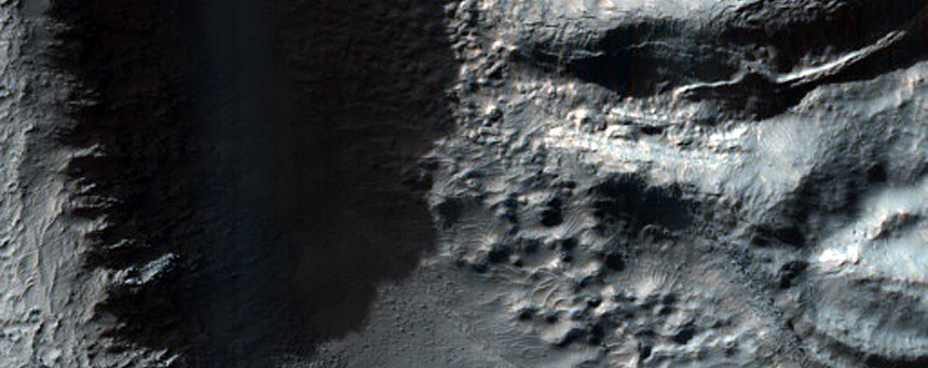 Crater in Southern Terra Sabaea