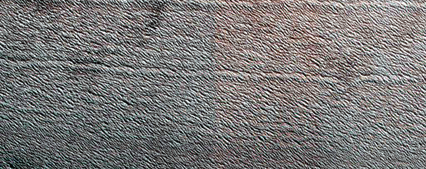 Terrain Sample Over Layered Deposits