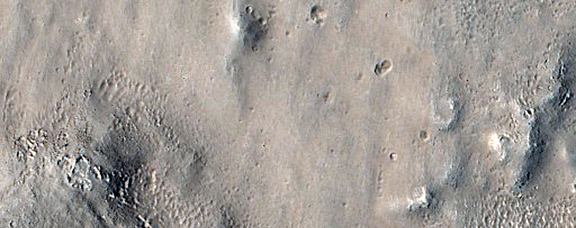 Terrain South of Tinjar Valles
