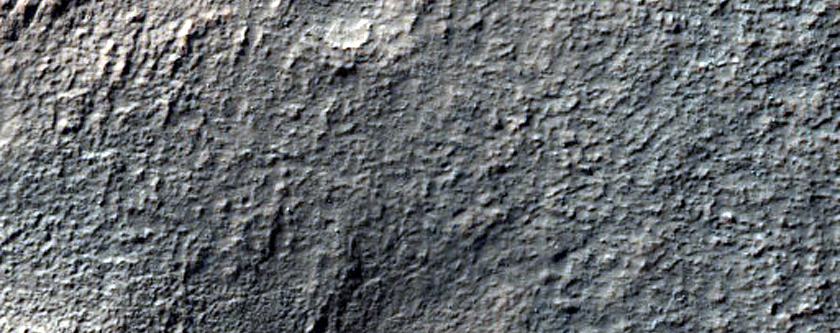 Tongue-Shaped Flow Northwest of Hellas Planitia