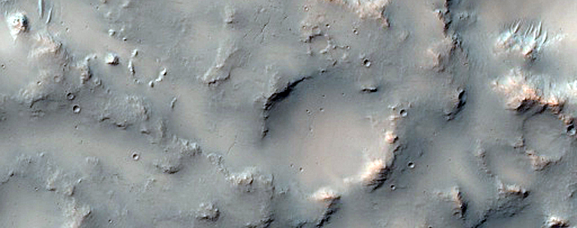 Inverted Channel in Noachis Terra