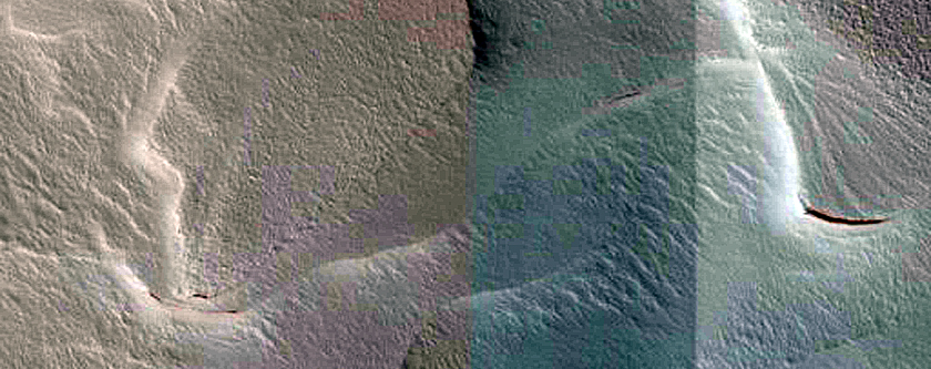North Polar Layered Deposit Avalanche Monitoring Site