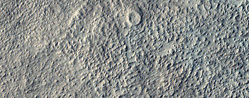 Monitoring Large Icy Crater