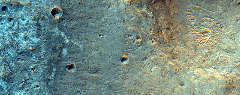 Exposed Crater Wall Units in Oxia Planum