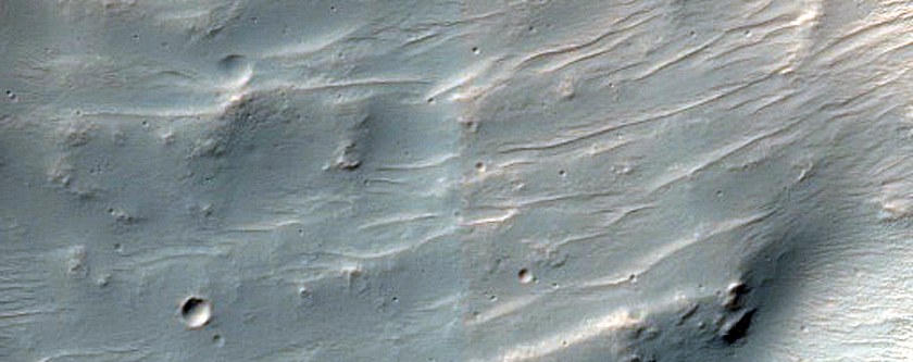 Crater Northeast of Hellas Planitia