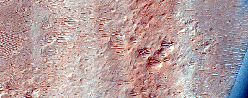 Ongoing Dune Activity in Ganges Chasma