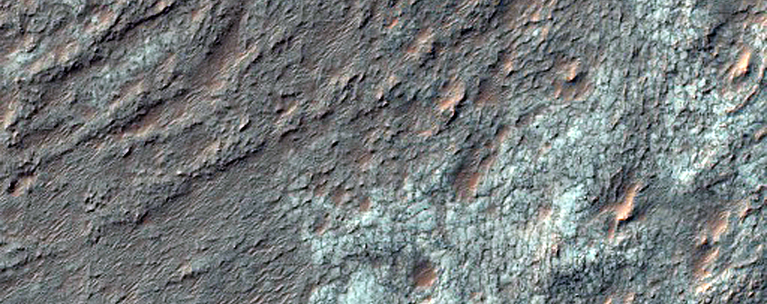 Fluvial Deposit in Noachis Terra