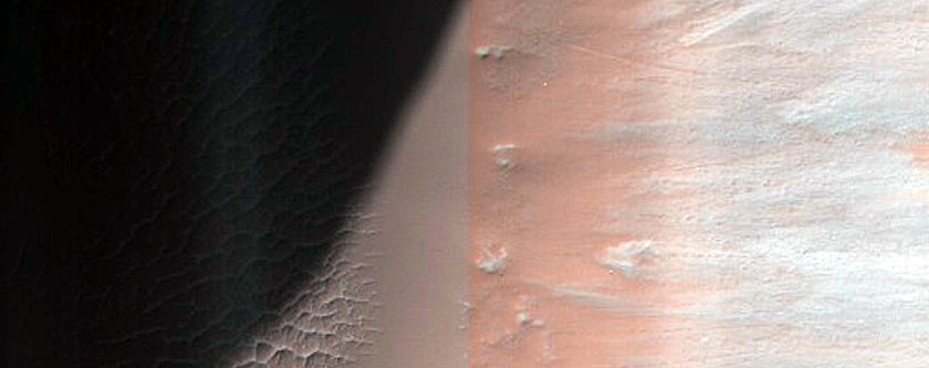 Fresh Steep-Sided Crater