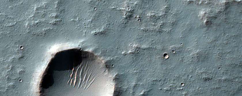 Sinuous Feature in Solis Planum