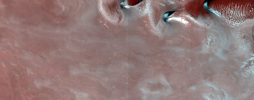 East Louth Crater Ice and Dune Seasonal Monitoring