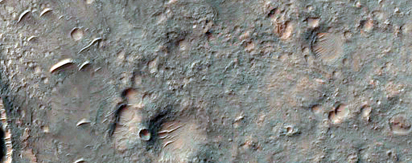 Pyroxene-Rich Exposures in Daga Vallis