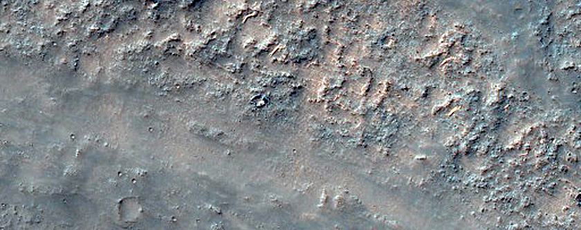 Flows and Bedrock in Sinai Planum
