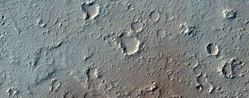 Candidate Recent Impact Site