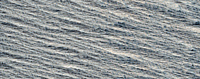 Terrain South of Gordii Dorsum